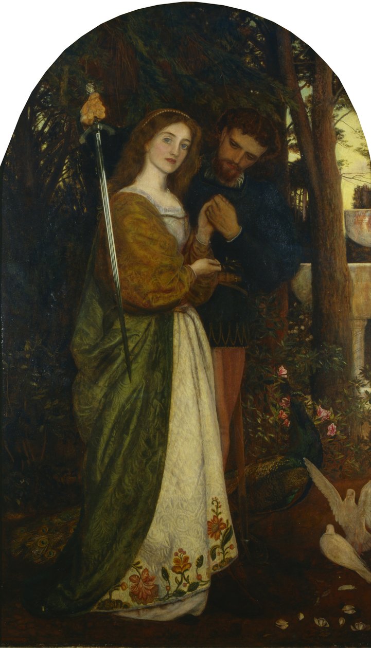 Korumalı Bower by Arthur Hughes
