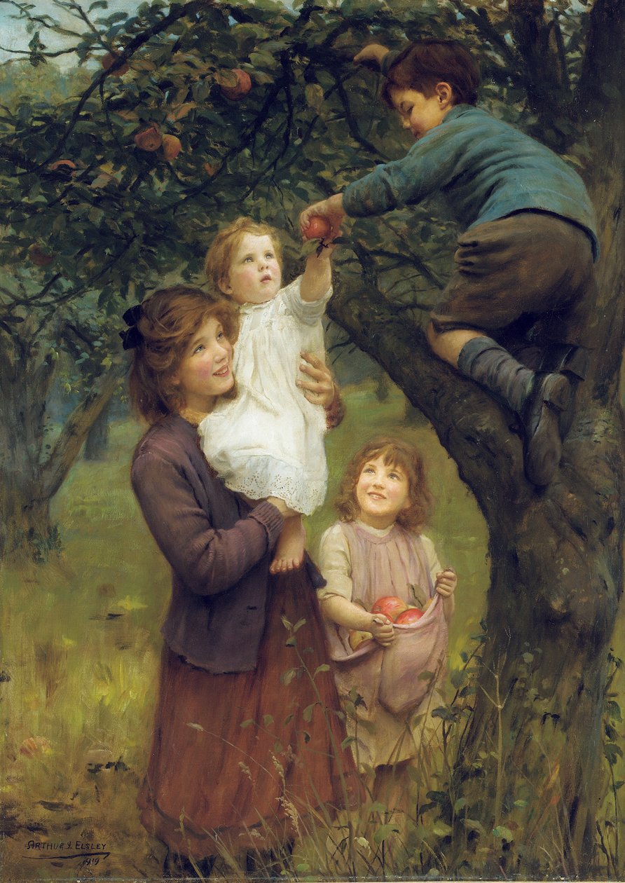 Elma Toplama by Arthur John Elsley
