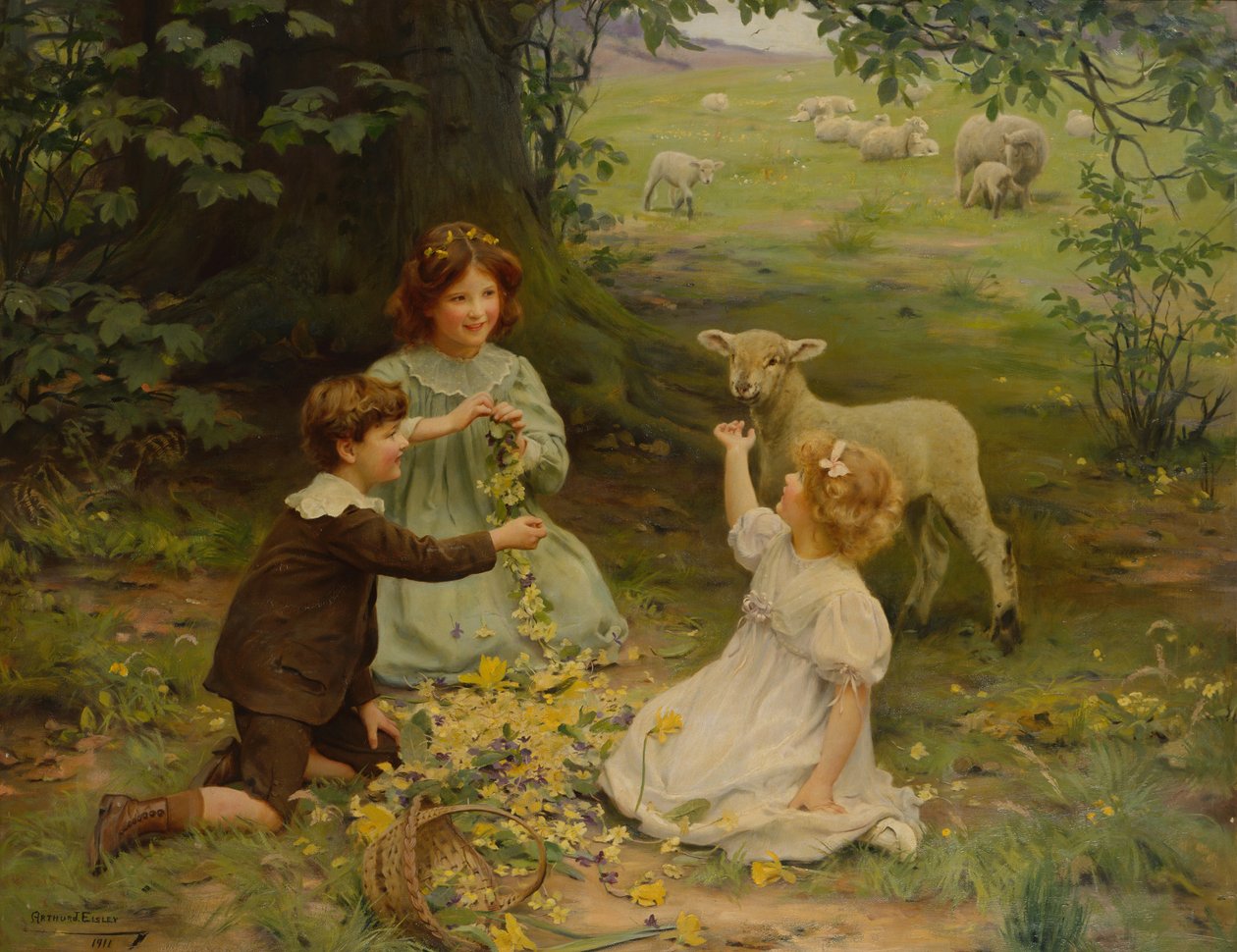 bahar sevinci by Arthur John Elsley