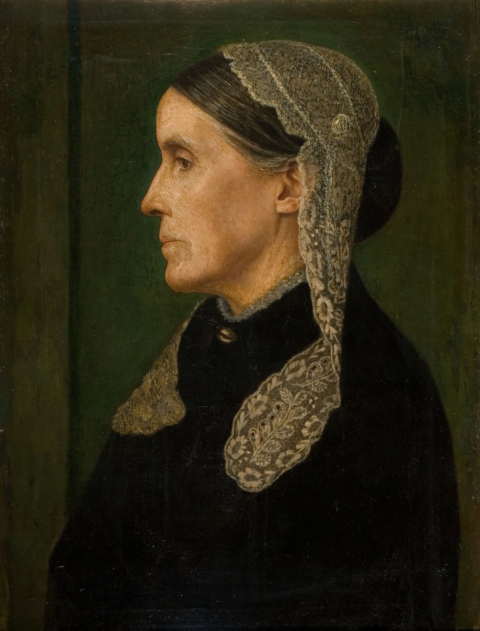 Bayan Henry Gaskin Sanatçının Annesinin Portresi, 1888. by Arthur Joseph Gaskin