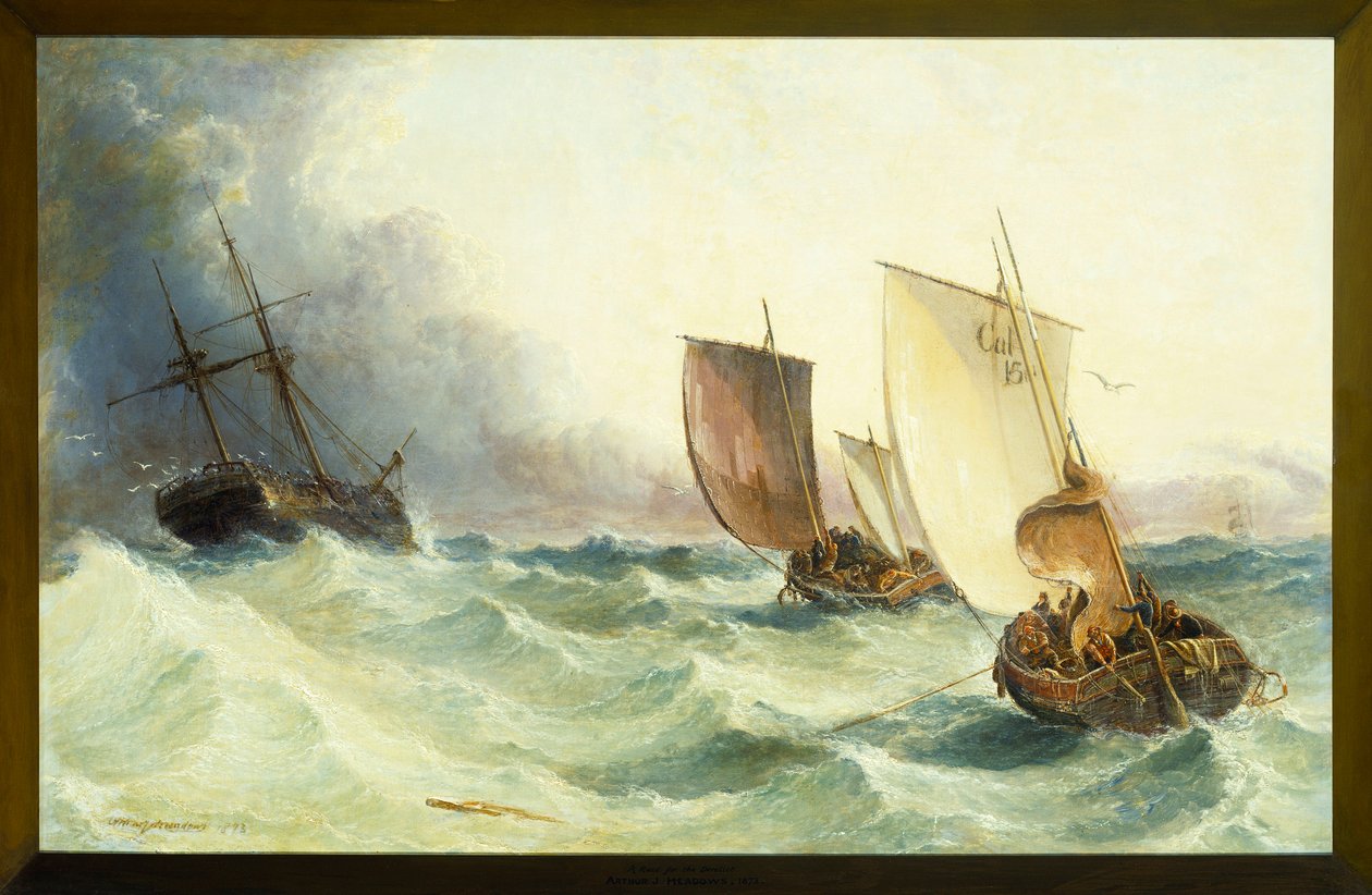 Sahipsizler İçin Bir Yarış, 1873 by Arthur Joseph Meadows
