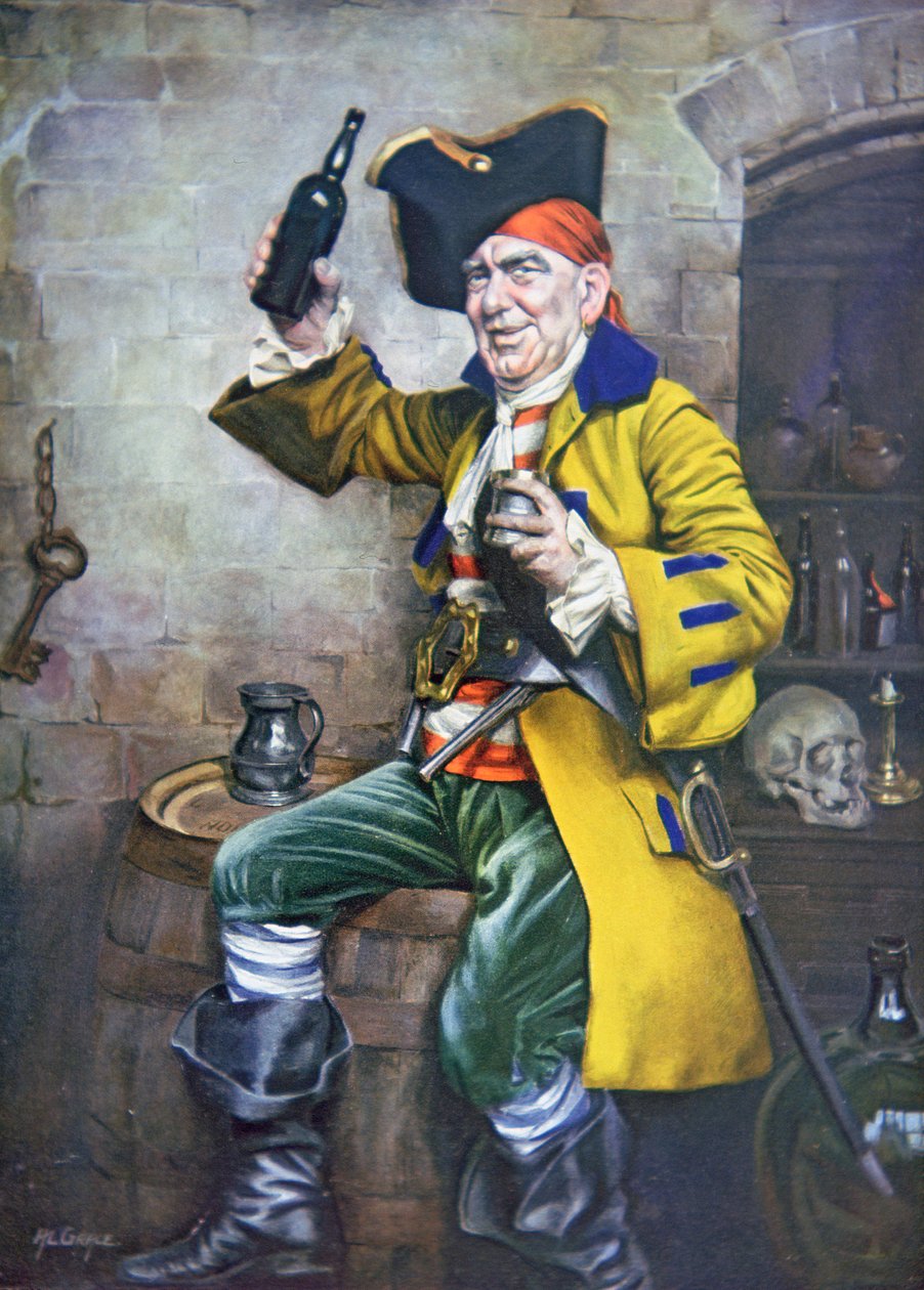 Korsan Tipi (renkli taş) by Arthur Longlands Grace
