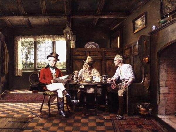Taverna İçi by Arthur Longlands Grace