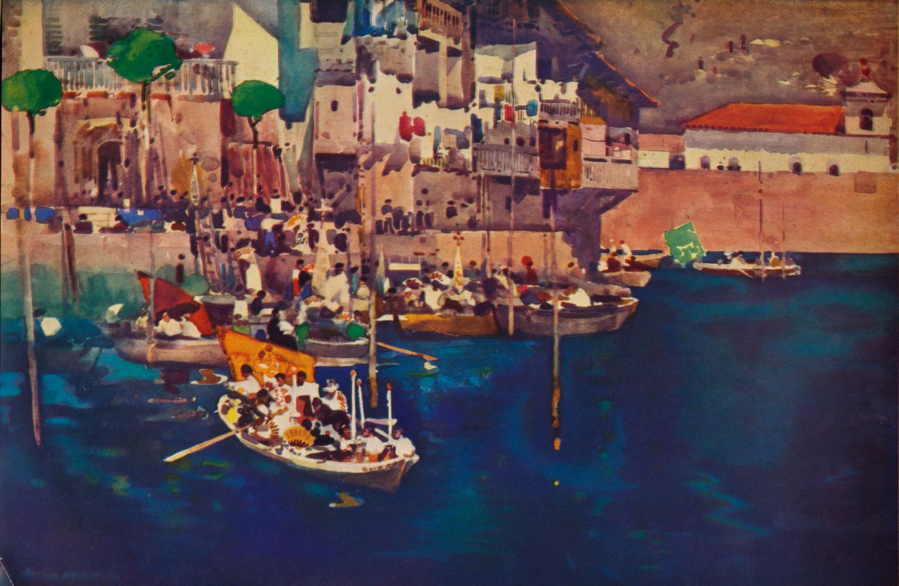 Bir Akdeniz Limanı, 1892 1935 by Arthur Melville