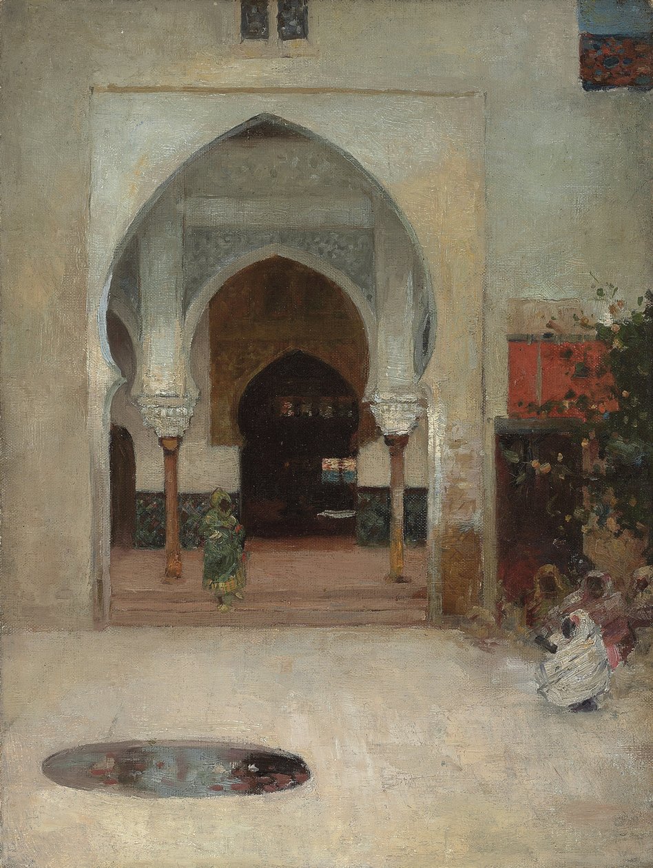 "Saray Kapısında" Çalışması, c. 1890 by Arthur Melville