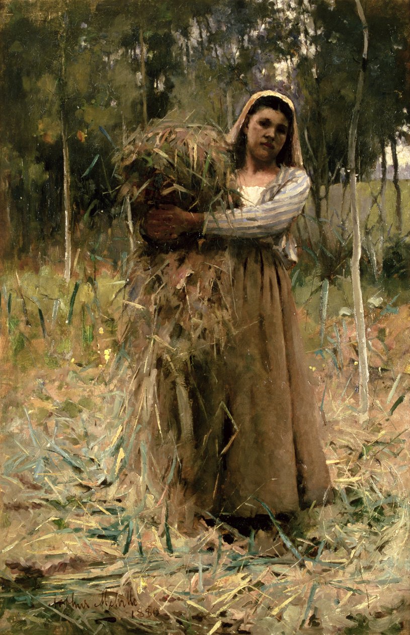 Köylü Kız (İbne Koleksiyoncusu) 1880 by Arthur Melville
