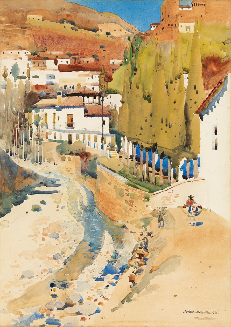 Darro Vadisi, 1893 by Arthur Melville