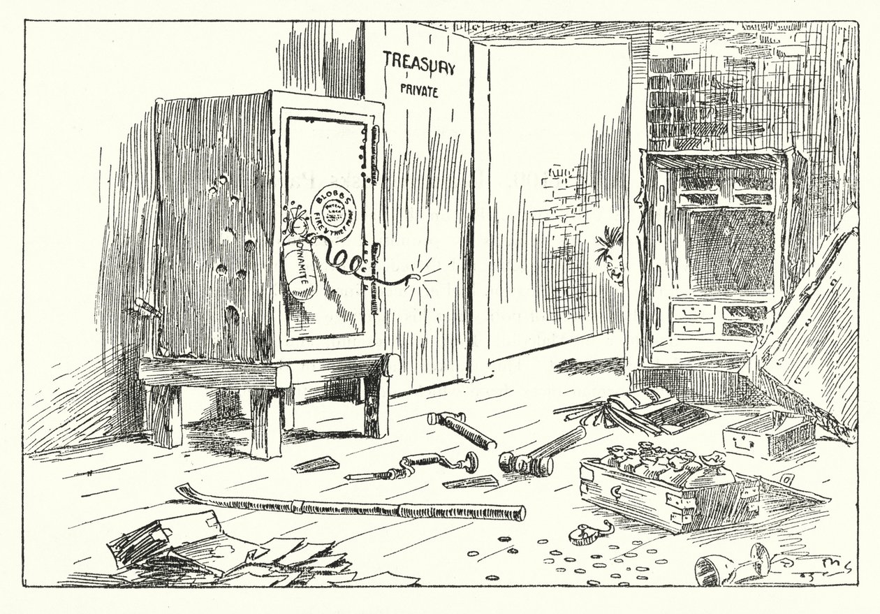 MS 1100, Bir Kraliyet Hırsızı (lito) by Arthur Moreland