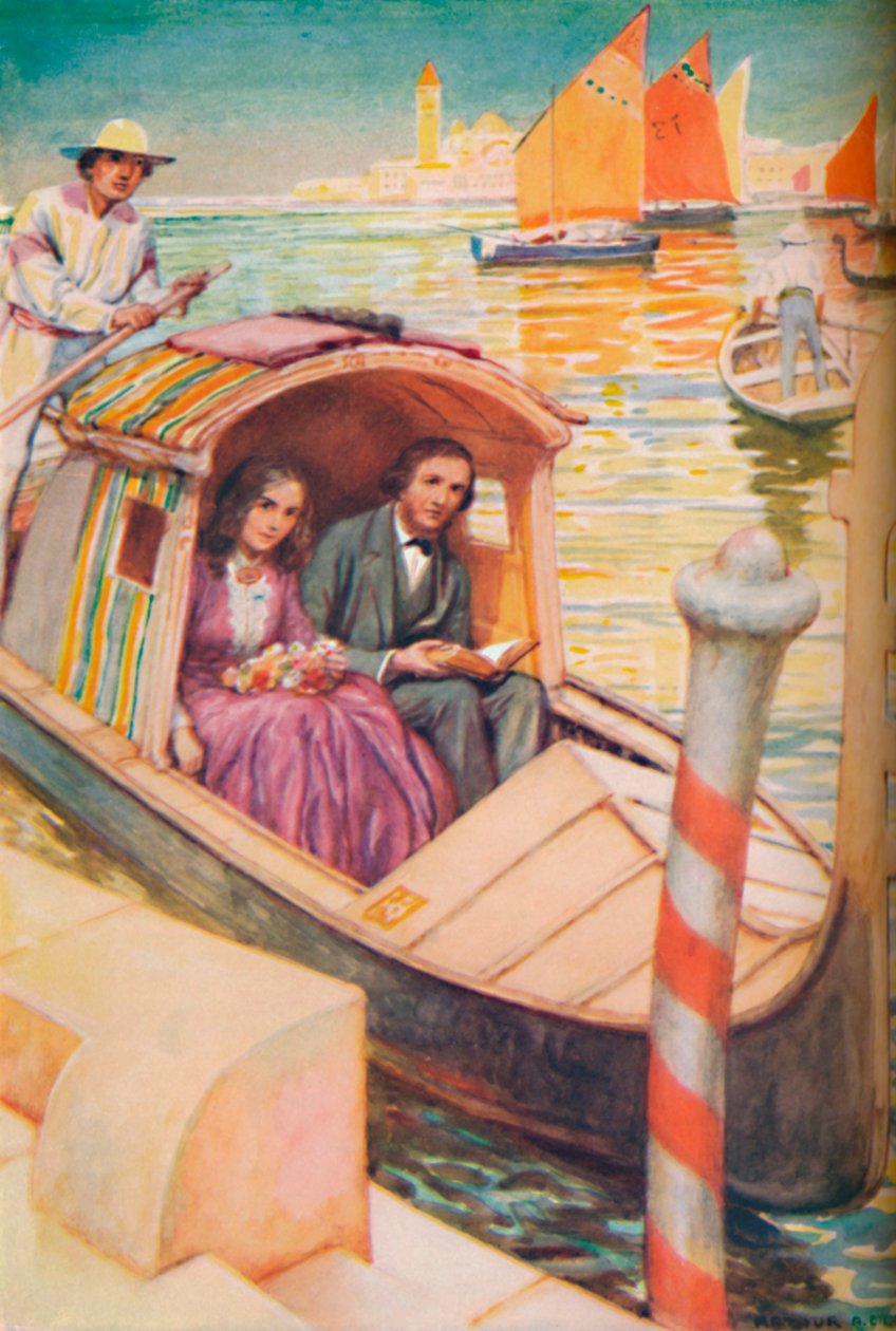 Gondol Şehrindeki Browningler, c1925 by Arthur Percy Dixon