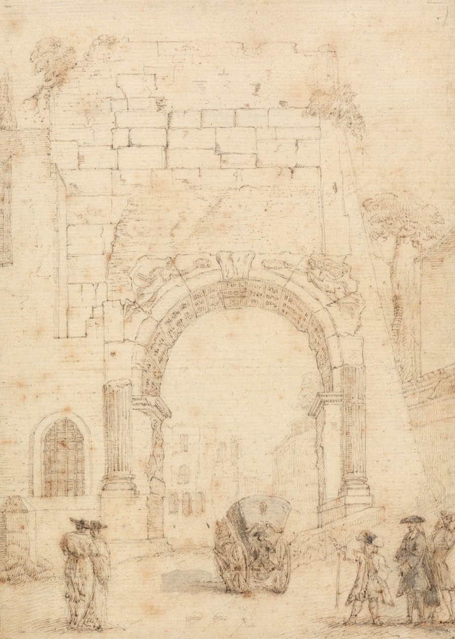 Forumdan Titus Kemeri, Roma by Arthur Pond