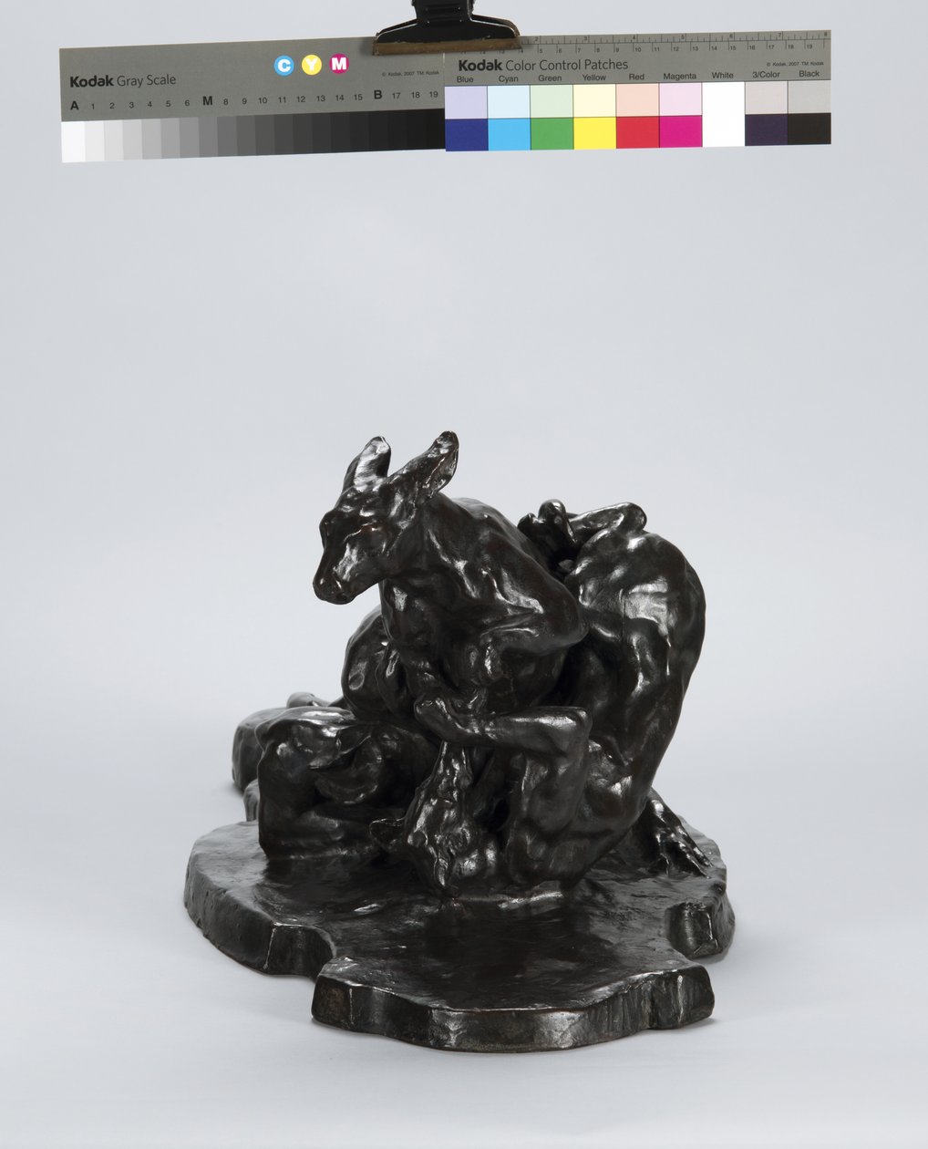 kanguru ve köpek by Arthur Putnam