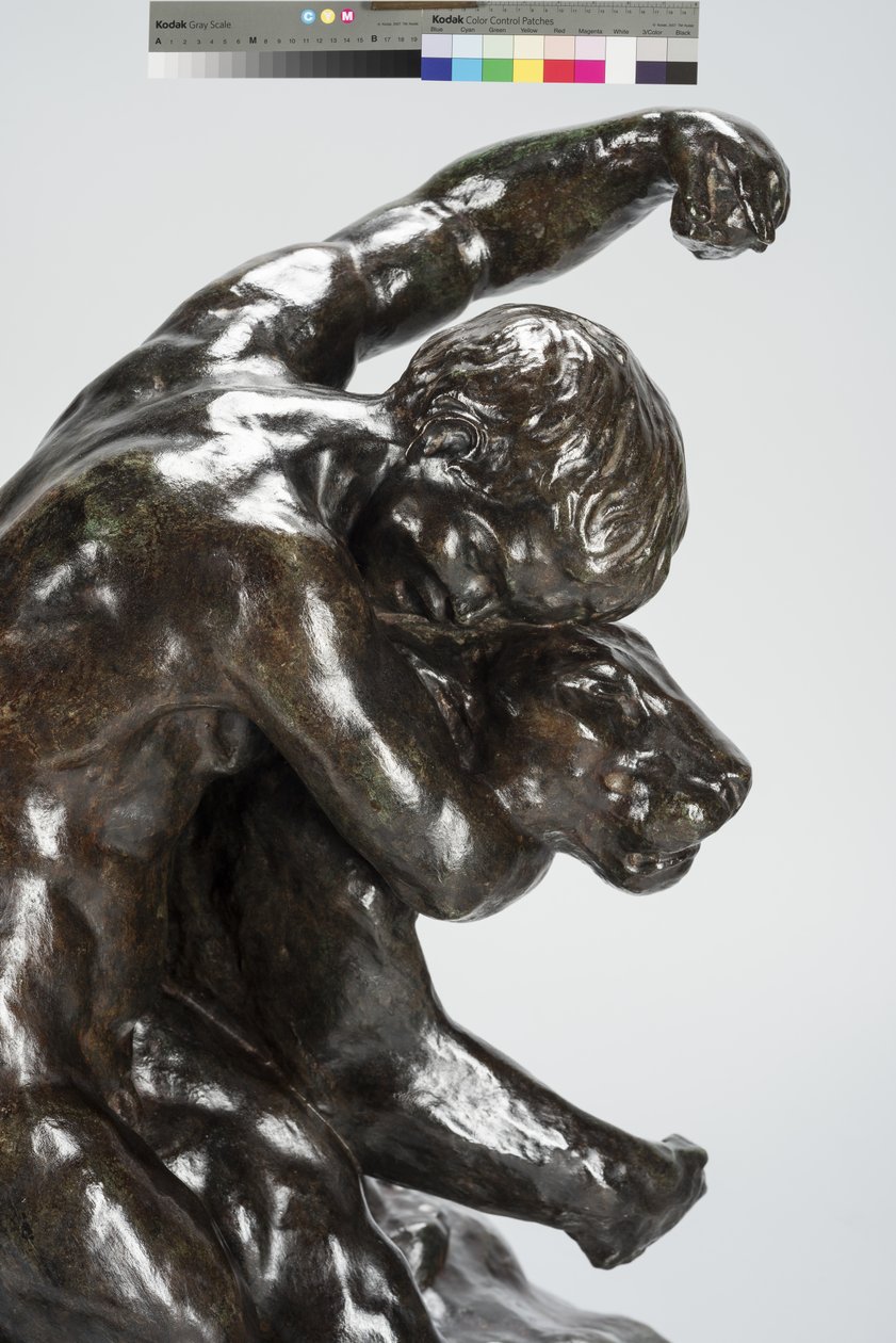 Puma ve Çocuk (bronz) by Arthur Putnam