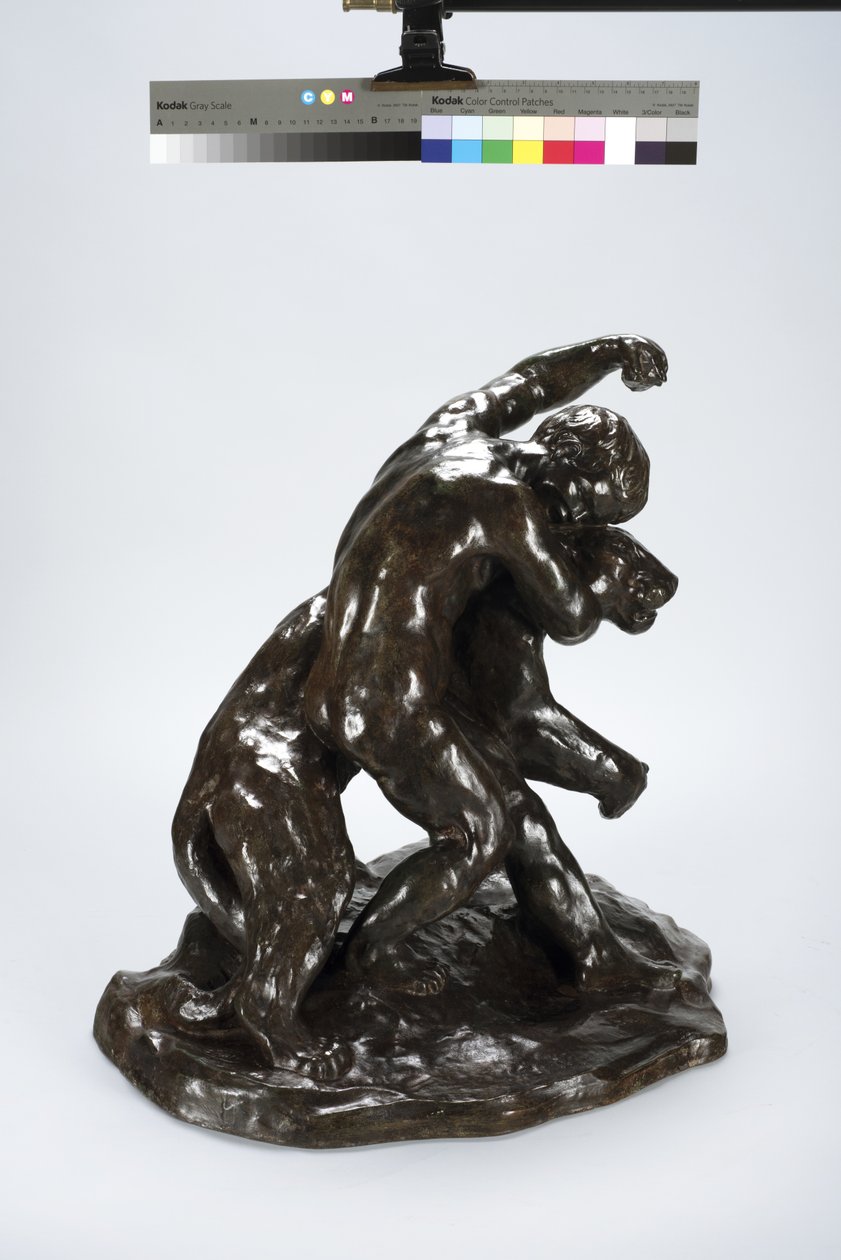 Puma ve Çocuk (bronz) by Arthur Putnam