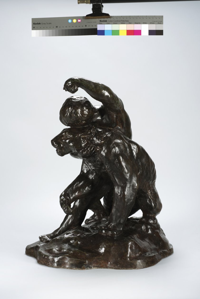 Puma ve Çocuk (bronz) by Arthur Putnam