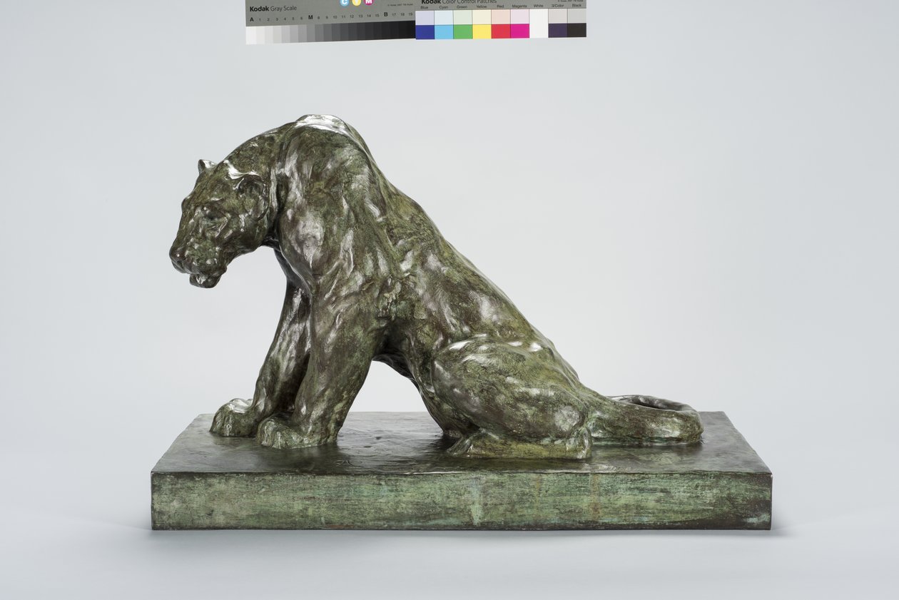 Puma on Guard (bronz) by Arthur Putnam