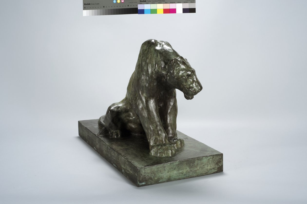Puma on Guard (bronz) by Arthur Putnam