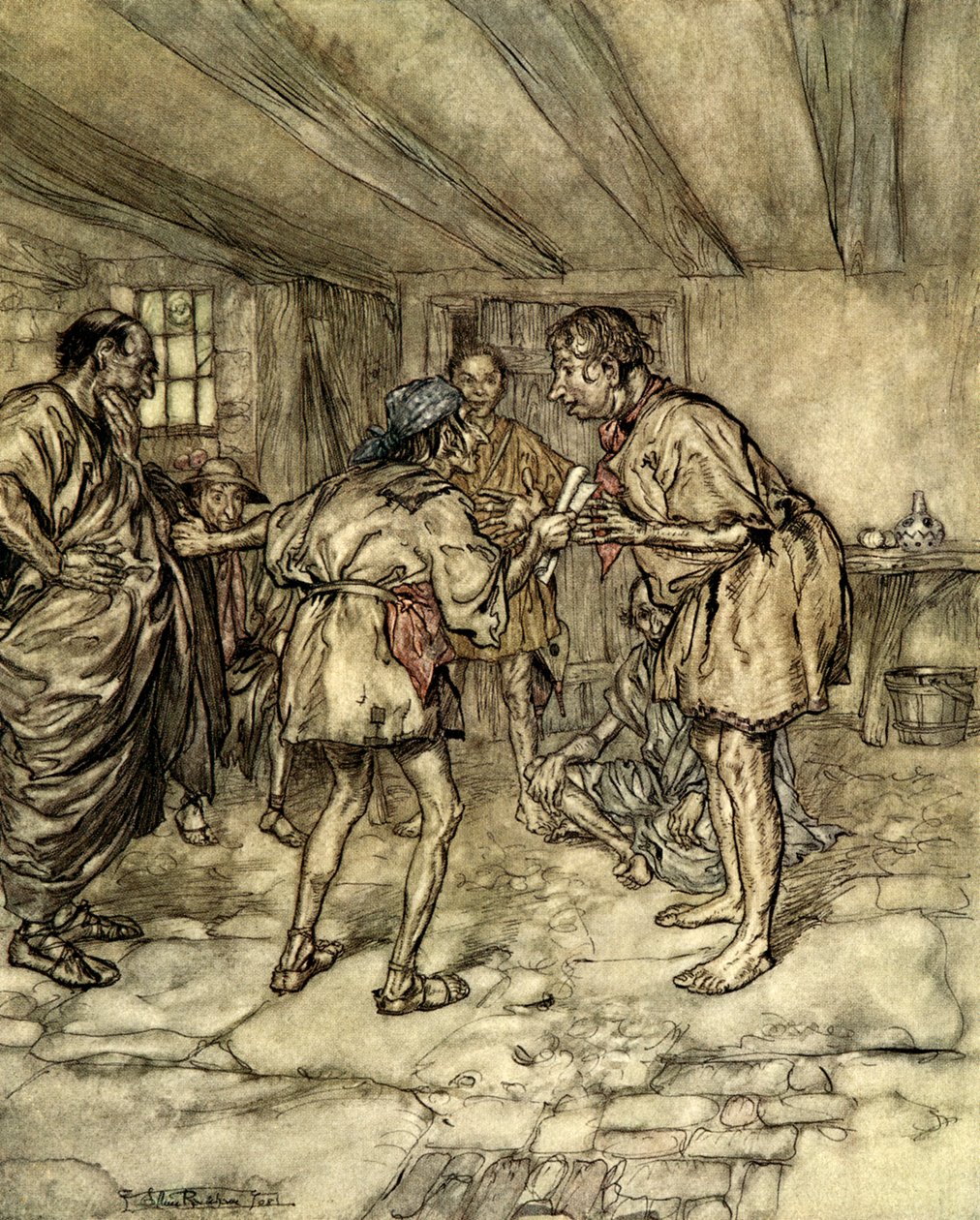Bir yaz gecesi rüyası by Arthur Rackham