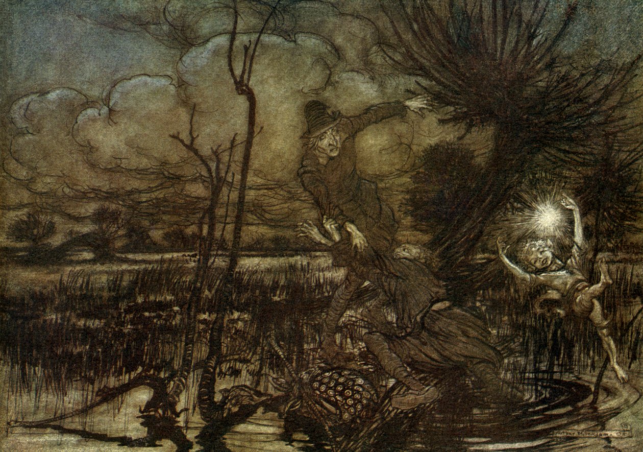 Bir yaz gecesi rüyası by Arthur Rackham