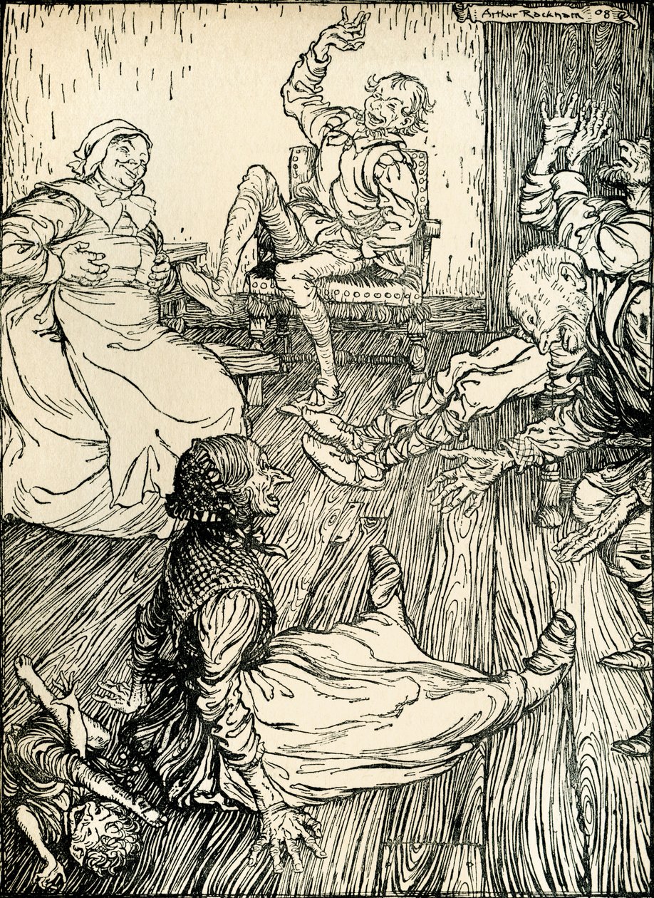 Bir yaz gecesi rüyası by Arthur Rackham