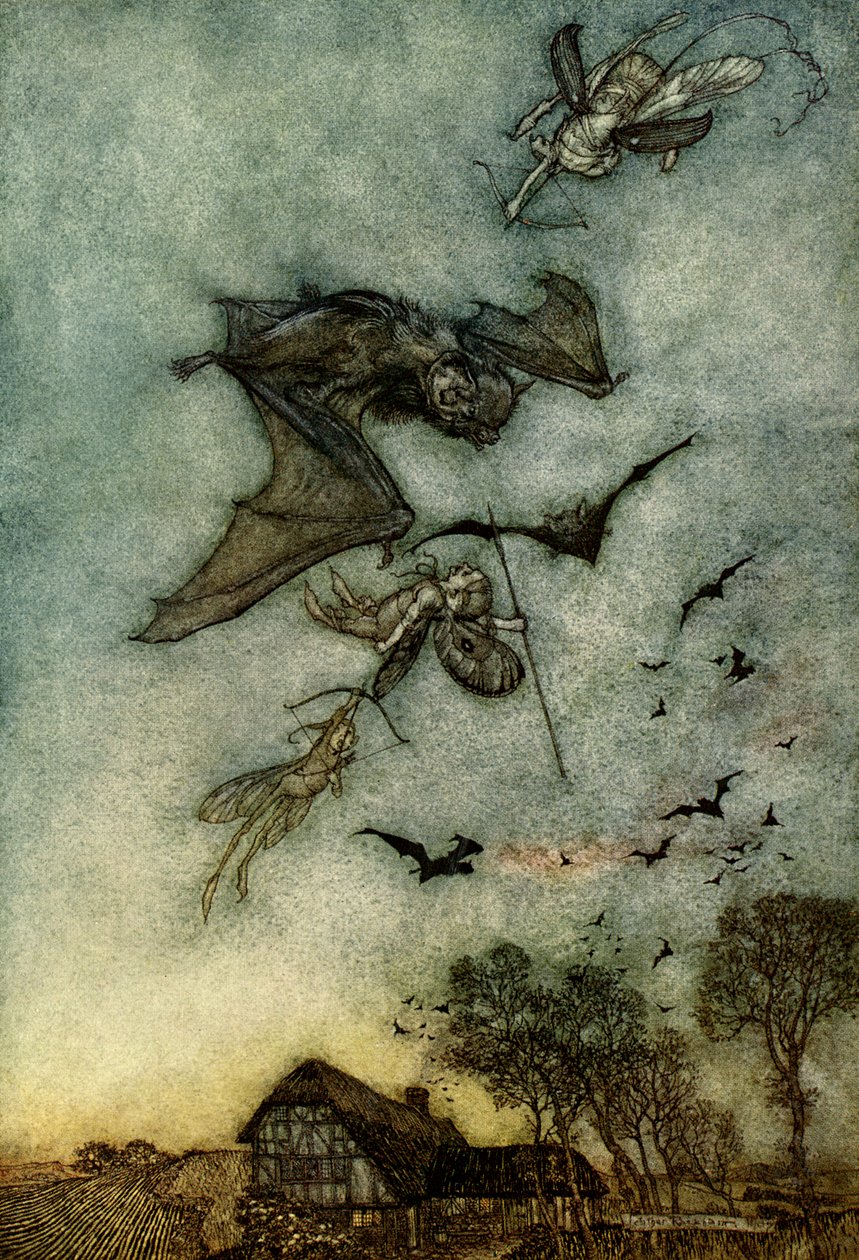 Bir yaz gecesi rüyası by Arthur Rackham