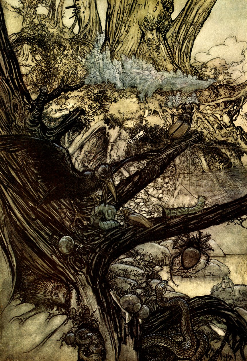Bir yaz gecesi rüyası by Arthur Rackham