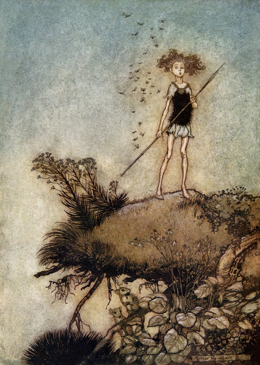 Bir yaz gecesi rüyası by Arthur Rackham