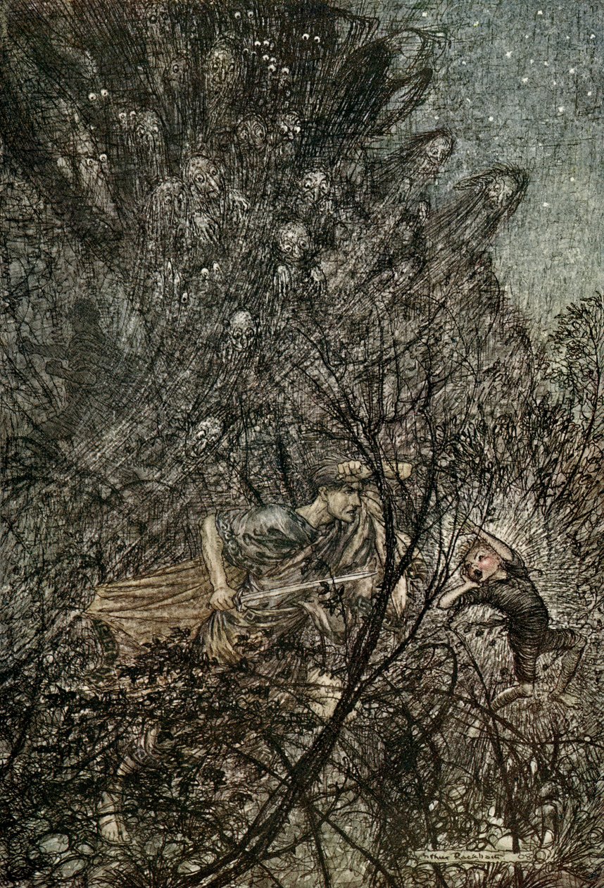 Bir yaz gecesi rüyası by Arthur Rackham