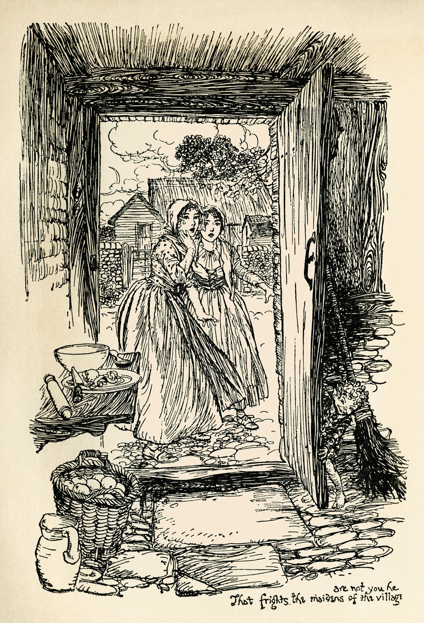 Bir yaz gecesi rüyası by Arthur Rackham