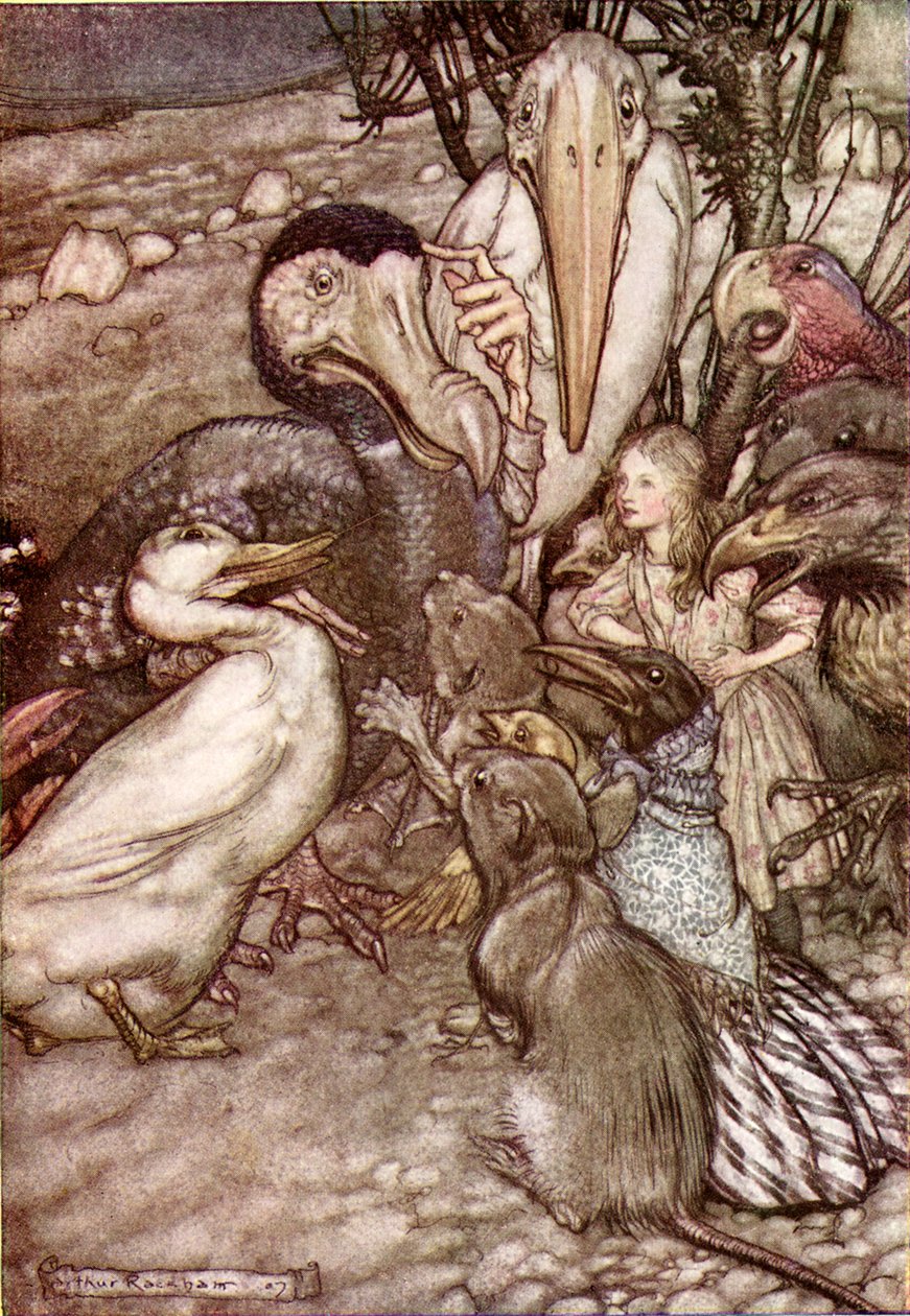 Alice Harikalar Diyarında Maceraları, Lewis Carroll by Arthur Rackham