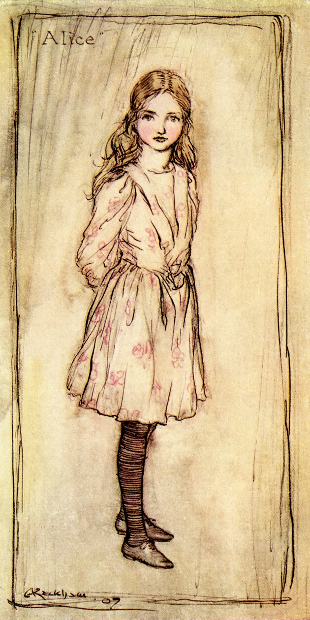 Alice Harikalar Diyarında Maceraları, Lewis Carroll by Arthur Rackham