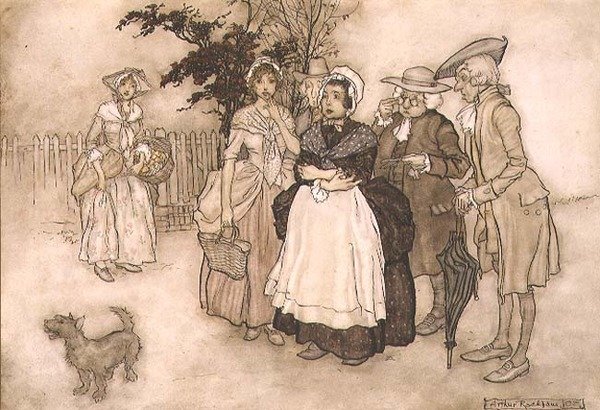 All Stood Hayret, Washington Irving (1783-1859) 1905
