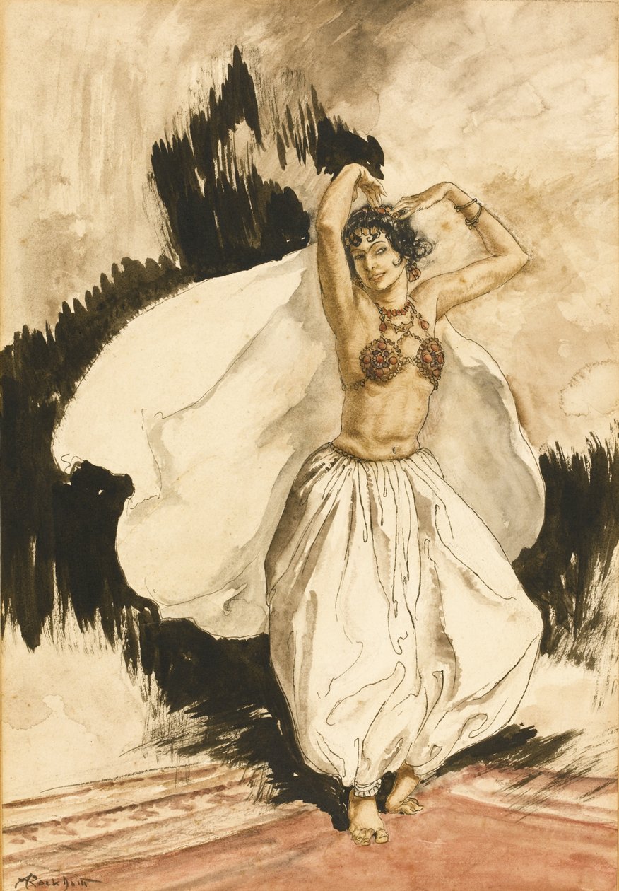 Anitra Dansı. Henrik Ibsen tarafından Peer Gynt için İllüstrasyon by Arthur Rackham