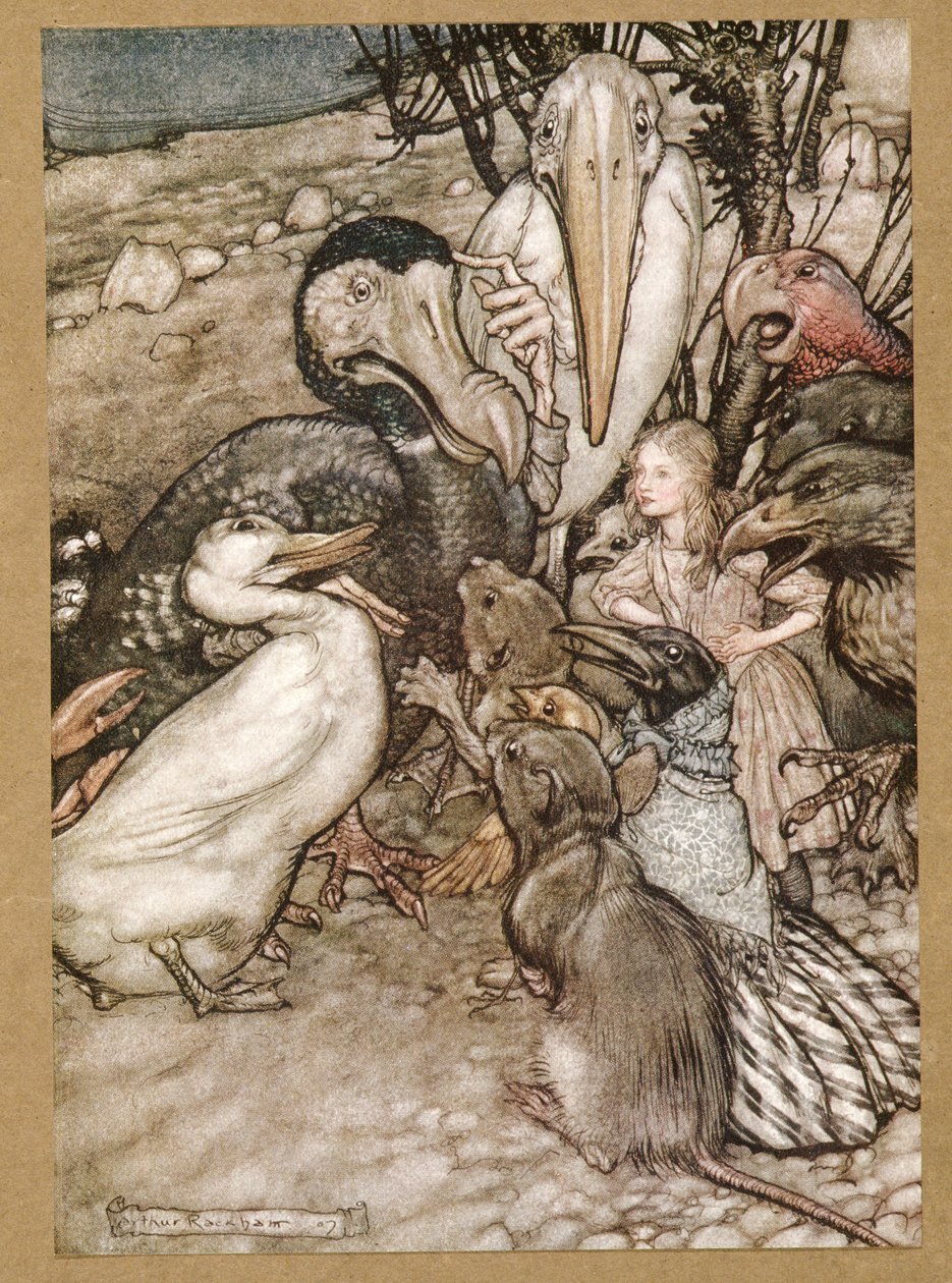 Ama kim kazandı? Alice Harikalar Diyarında, Lewis Carroll, pub.1907
