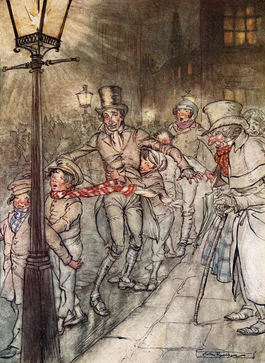 Noel Şarkısı, Arthur Rackham by Arthur Rackham