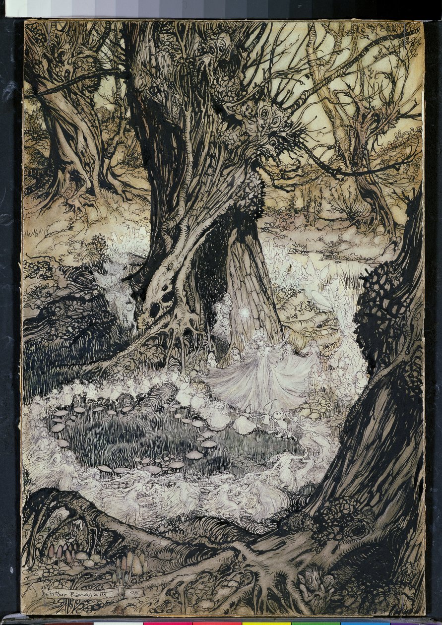 Gel, şimdi bir Roundel, 1908 by Arthur Rackham