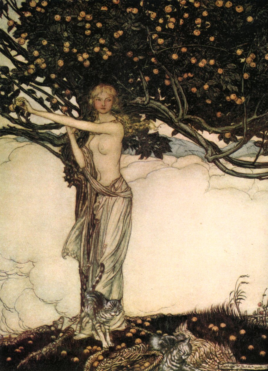 Freia, Adil Kişi, c1910. by Arthur Rackham