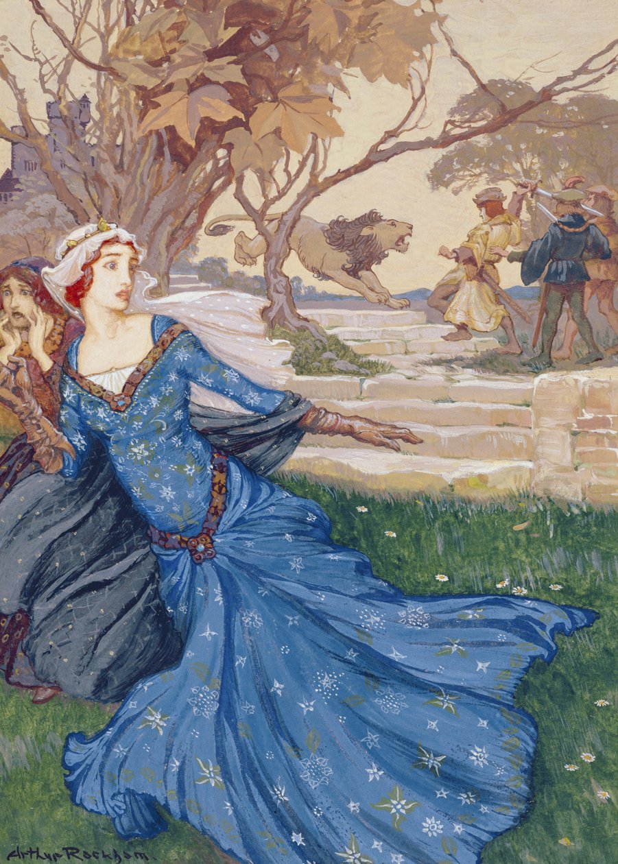 Guinevere, La Cote Male Taile tarafından kurtarıldı, Eski Masallardan Öyküler Koleksiyonu