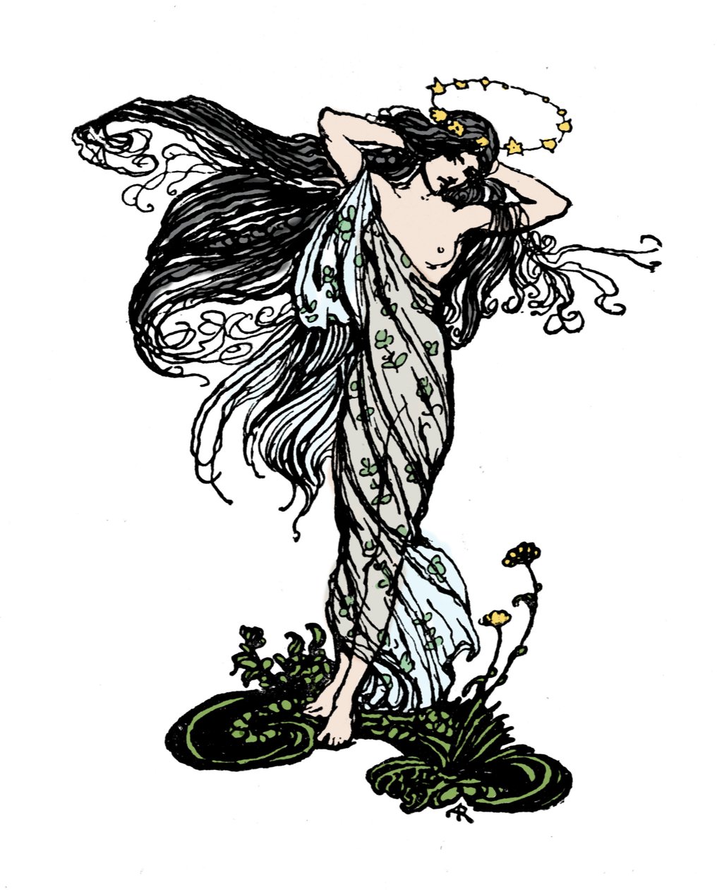 William SHAKESPEARE tarafından Bir Yaz Gecesi Rüyası için İllüstrasyon by Arthur Rackham