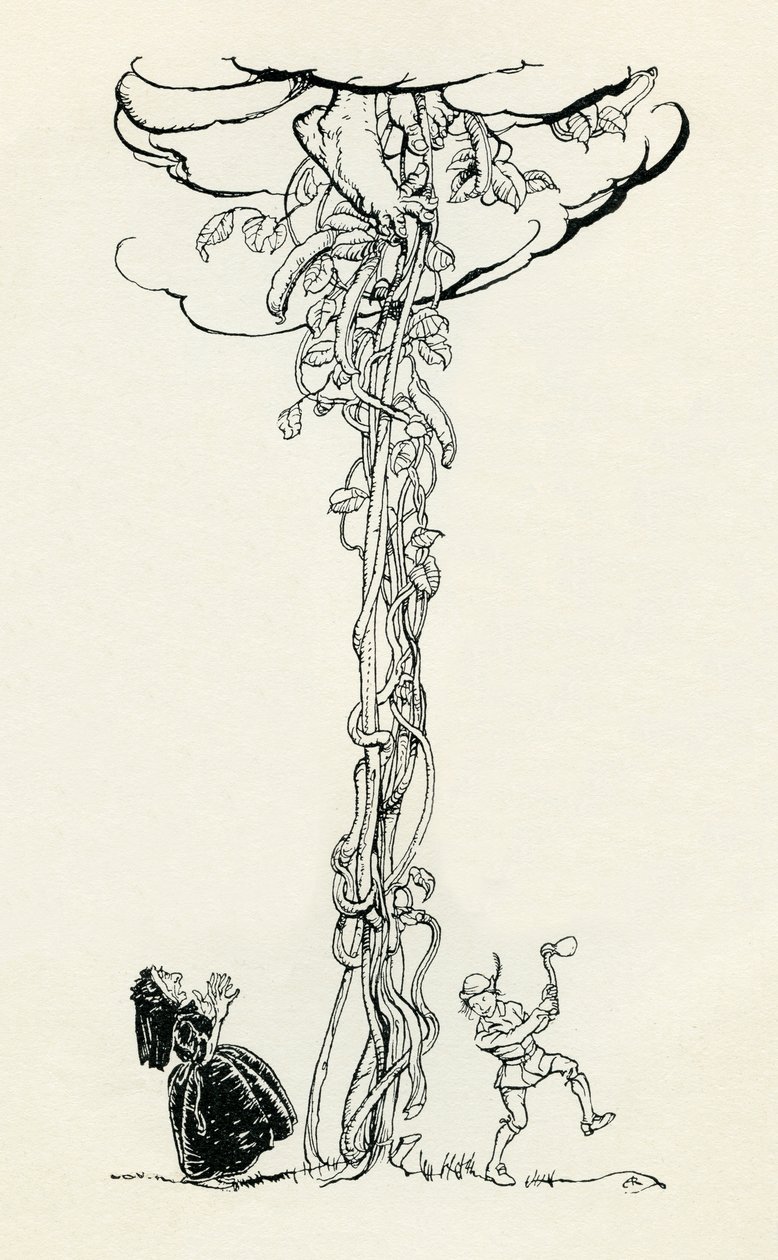 Jack ve Fasulye Sırığı by Arthur Rackham