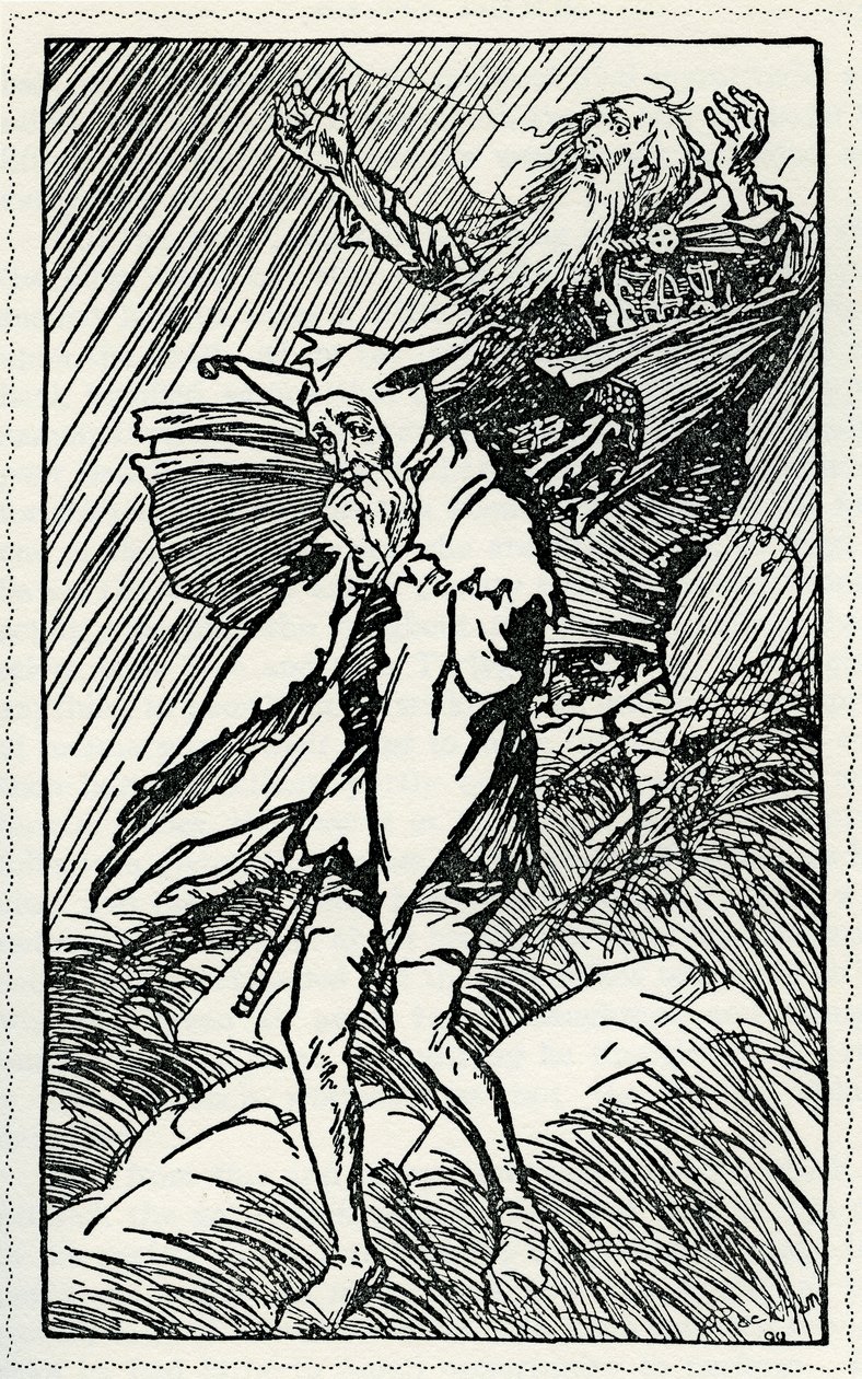 William Shakespeare tarafından Kral Lear by Arthur Rackham