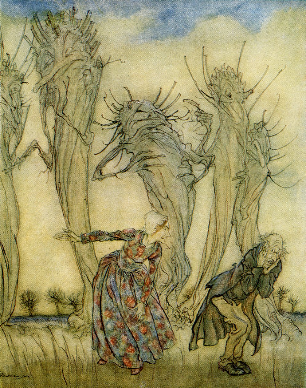 Bay ve Bayan Sirke by Arthur Rackham