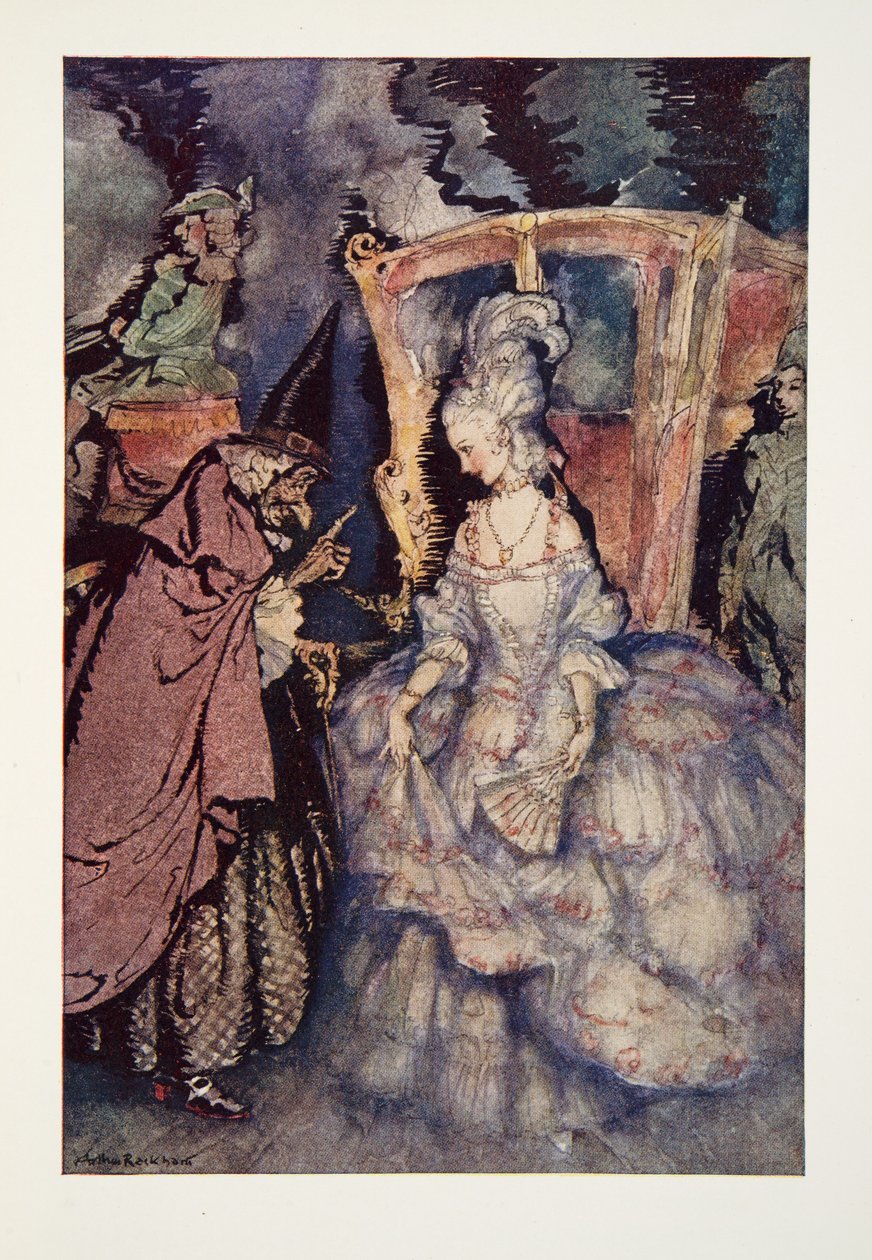 Şimdi Külkedisi, gidebilirsin; ama hatırlıyor musun?.., The Arthur Rackham Fairy Book, pub