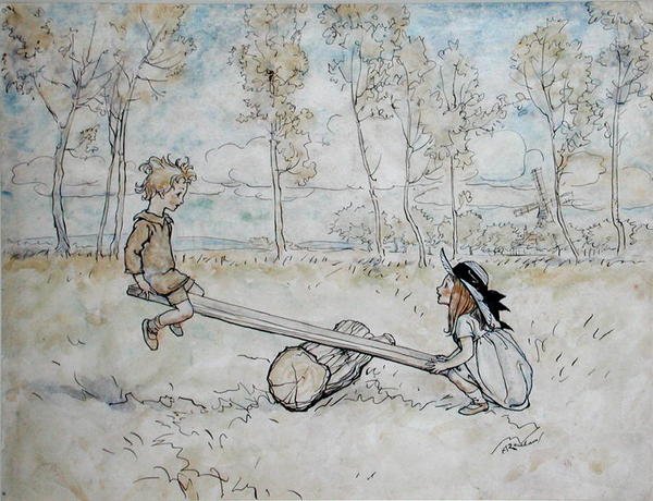 Gör, Gör, Margery Daw by Arthur Rackham