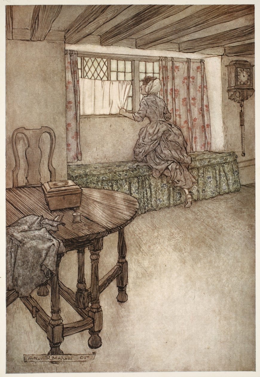 Kapılarda garip isimler vardı -pencerelerde garip yüzler- her şey tuhaftı., Washington Irving, pub