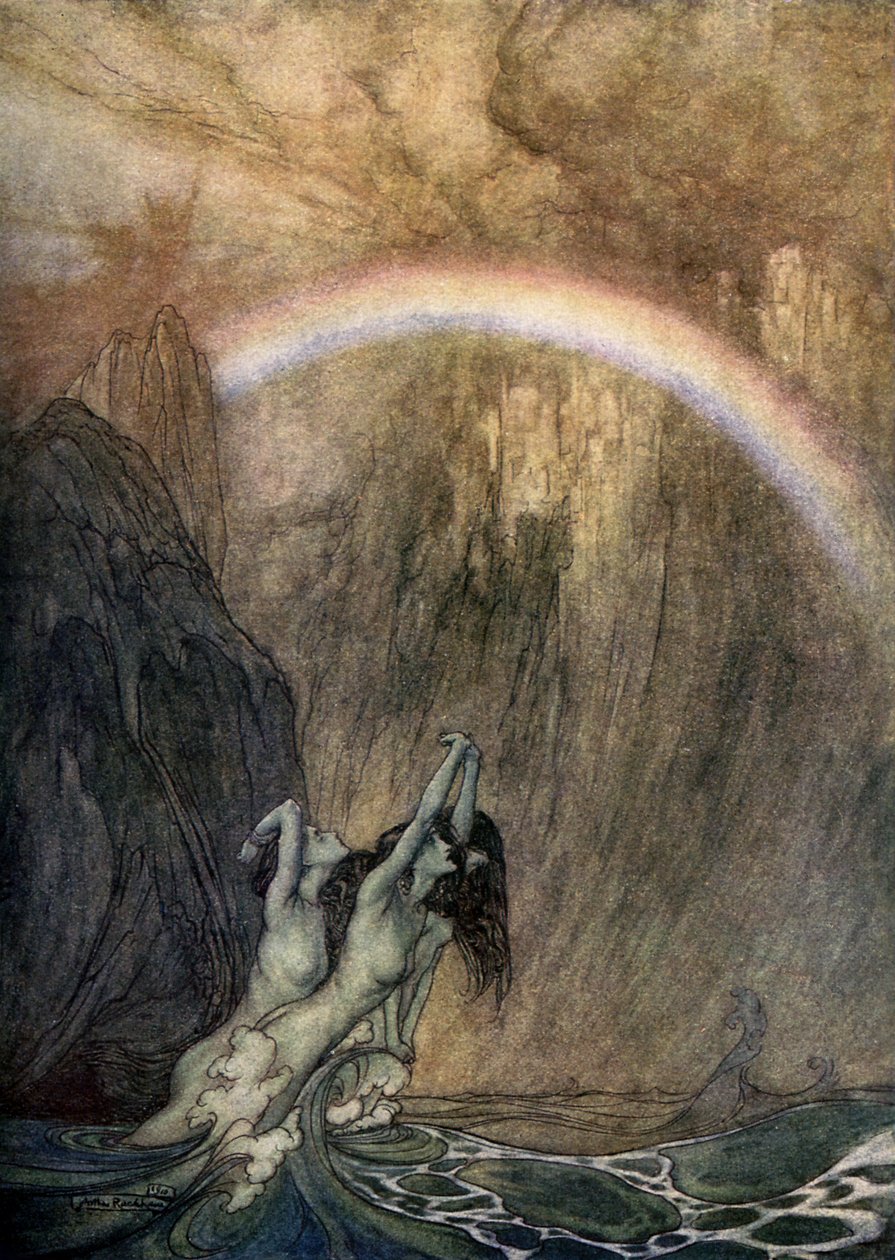 Rhinegold Das Rheingold by Arthur Rackham
