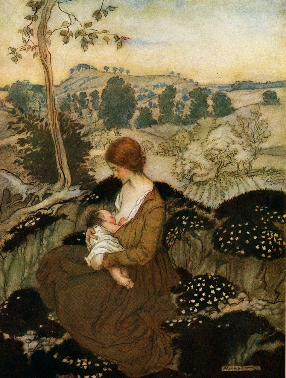Yaşamın Baharı, AC Swinburne by Arthur Rackham