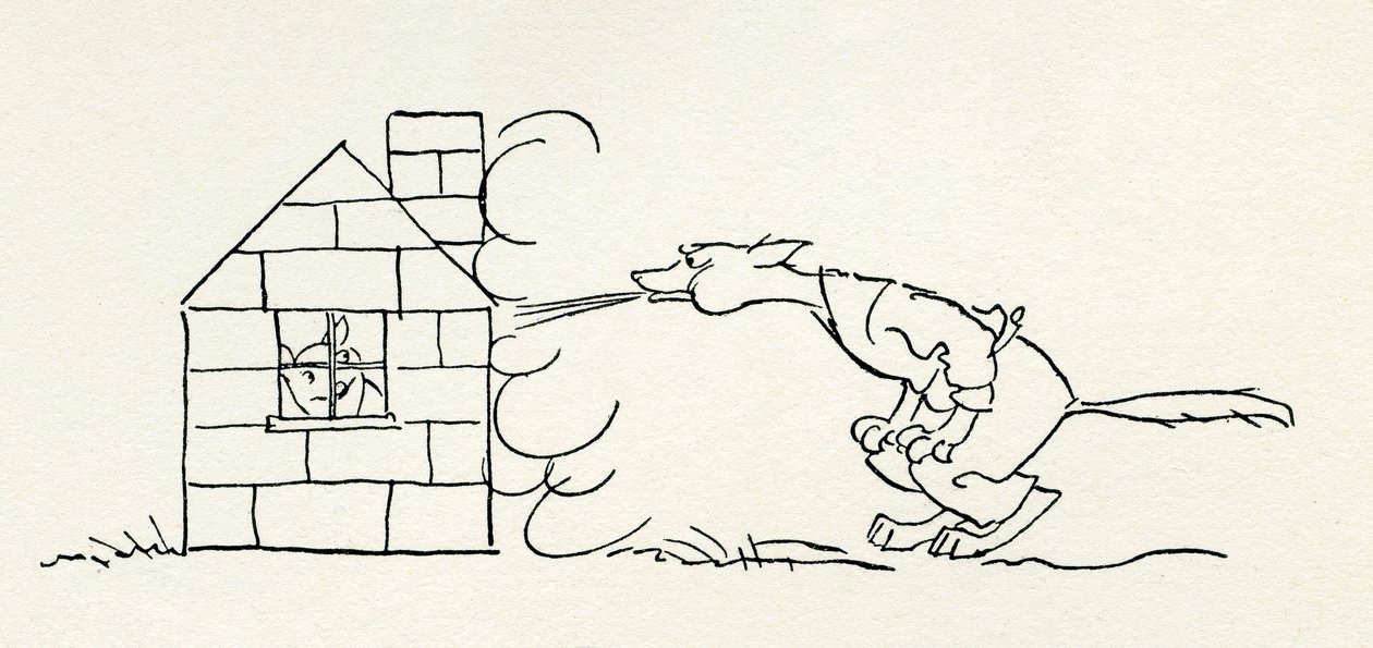 Üç küçük Domuz by Arthur Rackham