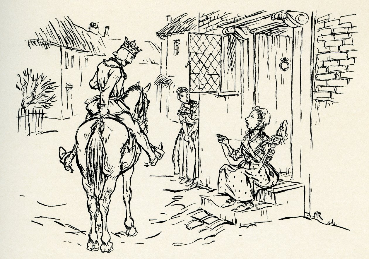 Tom baştankara tot by Arthur Rackham