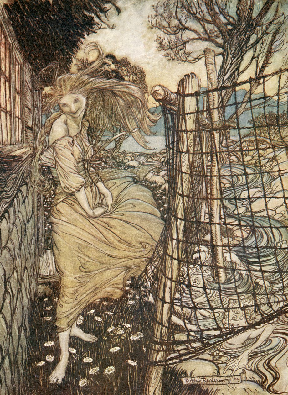 Undine, Friedrich de la Motte Fouqué by Arthur Rackham