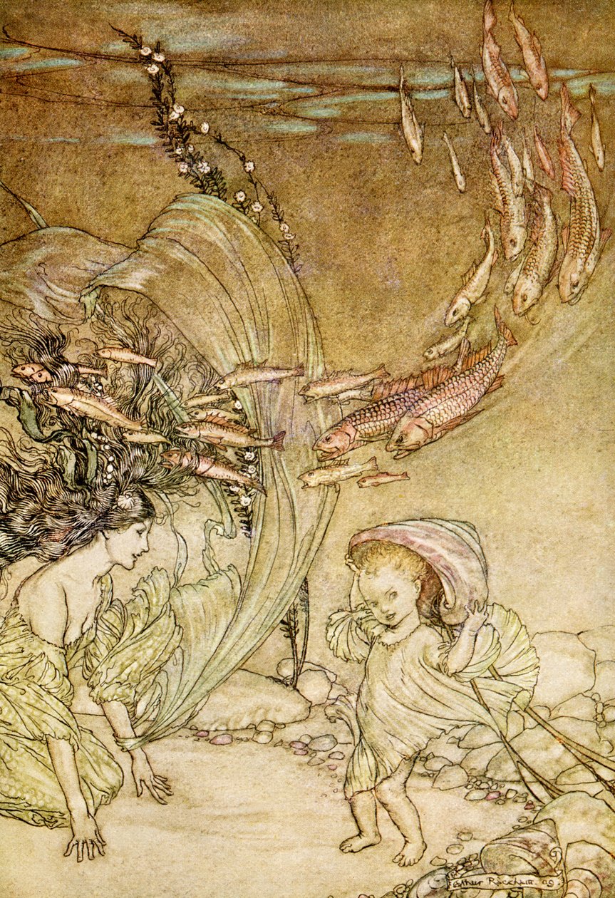 Undine, Friedrich de la Motte Fouqué by Arthur Rackham